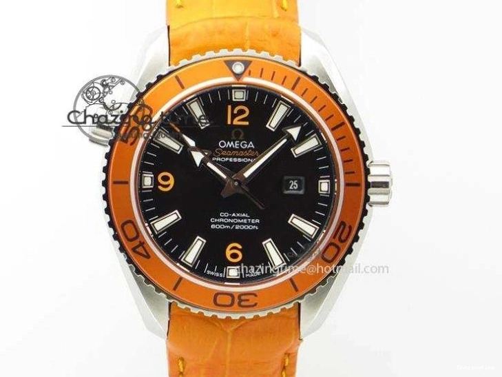 1223 Planet Ocean Master Chronometer Chrono SS OM 1:1 Best Edition Gray Dial On SS Bracelet A Reliable 8180